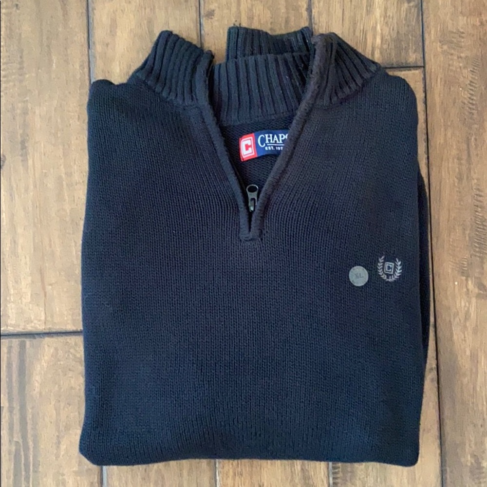 Never Worn! Chaps Men’s 3/4 Zip Sweater